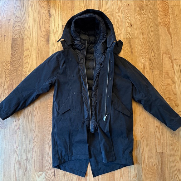 KITH Walton Parka With Liner, Black, Size L
